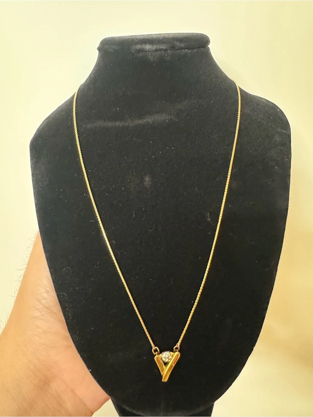 YSL Gold plated Pendant Necklace - Elegant Women’s Jewelry